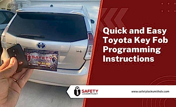 Toyota key fob programming
